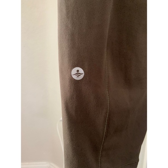 Halara Athletic Hiking Cargo Pants High Waisted Tall Olive Green Stretch Size L - Picture 7 of 7